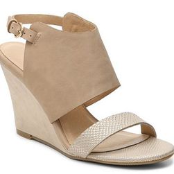 Incaltaminte Femei CL By Laundry Baja Wedge Sandal Gold MetallicTan