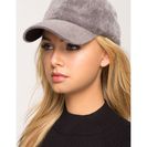 Accesorii Femei CheapChic Faux Fur Baseball Cap Gray