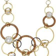 Kate Spade New York Sun Kissed Sparkle Statement Necklace Clear Multi