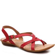 Incaltaminte Femei Born Valmar Flat Sandal Red