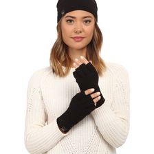 UGG Classic Sequin Trimmed Beanie and Tech Fingerless Set Black Multi