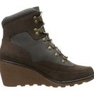 Incaltaminte Femei Timberland Amston Hiker Dark Brown Nubuck with Black Waxed Canvas