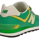 Incaltaminte Femei New Balance Womens Rugby 574 Classics Green with Yellow Off White