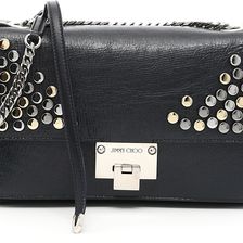 Jimmy Choo Rebel Soft Bag NAVY METALLIC MIX