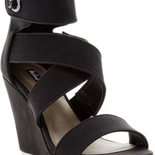 Michael Antonio Gwin Wedge Sandal BLACK