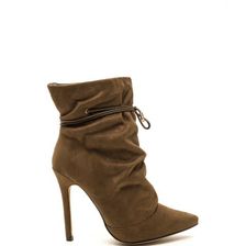Incaltaminte Femei CheapChic Chic In The City Slouchy Booties Olive