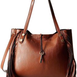 Calvin Klein Reversible Fringe Tote Luggage/Black