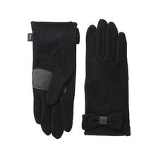Accesorii Femei Echo Design Touch Bow Detail Gloves Black