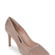 Incaltaminte Femei French Connection Earth Ronnie Studded Pointed Toe Pumps Earth