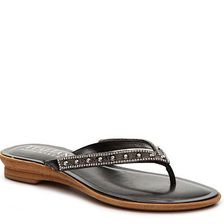 Incaltaminte Femei Italian Shoemakers Sparkle Wedge Sandal Black