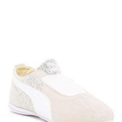 Incaltaminte Femei PUMA Eskiva Low Textured Slip-On Sneaker WHITE