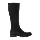 Incaltaminte Femei Frye Melissa Lug Back Zip Tall Black Pressed Nubuck