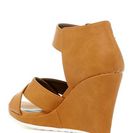 Incaltaminte Femei Michael Antonio Gratia Wedge Sandal Whiskey
