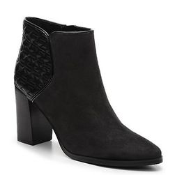 Incaltaminte Femei Nine West Warning Quilted Bootie Black