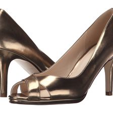 Cole Haan Lena Open Toe Pump 75 II Gold Metallic