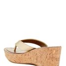 Incaltaminte Femei Sam Edelman Romy Thong Wedge Sandal JUTE METALLIC