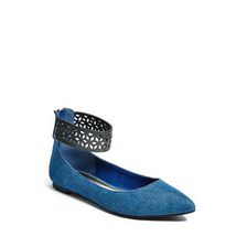 Incaltaminte Femei GUESS Azela Pointed-Toe Flats denim