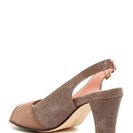 Incaltaminte Femei Taryn Rose Fortula Open Toe Slingback Pump TAUPE