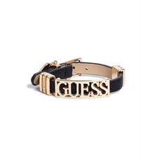 Bijuterii Femei GUESS Black and Gold-Tone Logo Friendship Bracelet black