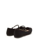 Incaltaminte Femei CheapChic Perfectly Polished Faux Nubuck Flats Black