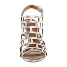 Incaltaminte Femei LAUREN Ralph Lauren Sandra Platino Metallic Nappa