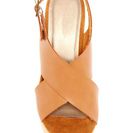 Incaltaminte Femei Michael Antonio Tracker Platform Heel Sandal Whiskey