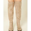 Incaltaminte Femei Forever21 Faux Suede Knee-High Boots Taupe