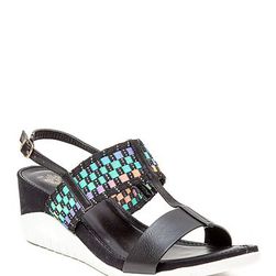 Incaltaminte Femei French Blu Ruby Wedge Sandal Black