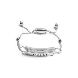 Bijuterii Femei GUESS Silver-Tone Logo ID Bracelet silver