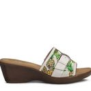 Incaltaminte Femei A2 Eyes On You Pineapple Wedge Sandal White Multi