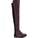 Incaltaminte Femei CheapChic Score Slim Over-the-knee Boots Oxblood