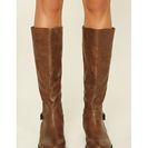 Incaltaminte Femei Forever21 Tall Faux Leather Boots Brown