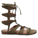 Incaltaminte Femei GC Shoes Amazon Fabric Gladiator Sandal Olive Green