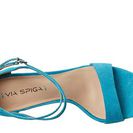 Incaltaminte Femei Via Spiga Tiara Caribbean Blue Dotted Suede Leather