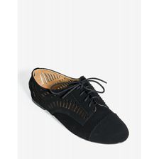 Incaltaminte Femei CheapChic Spectacle Enjoy The Show Flat Black