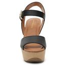 Incaltaminte Femei Tommy Hilfiger Francis Wedge Sandal Black