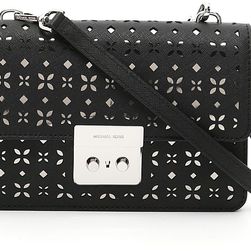 Michael Kors Sloan Mini Crossbody Bag BLACK/NICKEL