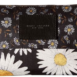 Marc Jacobs BYOT Mixed Daisy Flower Cosmetics Trapezoid Black Multi
