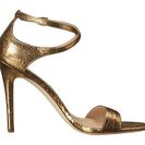 Incaltaminte Femei Via Spiga Tiara Gold Metallic Lizard Print