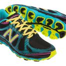 Incaltaminte Femei New Balance Womens Trail Running Shoes 810v2 Black with Blue Yellow