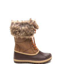 Incaltaminte Femei CheapChic Snap To It Duck Boots Chestnut