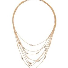 Bijuterii Femei Forever21 Layered Faux Gem Necklace Gold