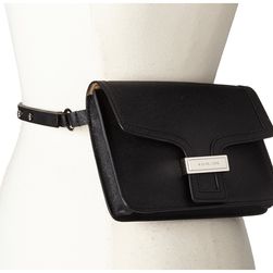 Michael Kors 13mm Saffiano Panel Belt Bag Black