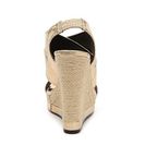 Incaltaminte Femei Michael Antonio Gerey Wedge Sandal Gold