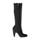 Incaltaminte Femei Frye Mikaela Stretch Lace Black Smooth Vintage Leather