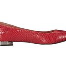 Incaltaminte Femei Calvin Klein Ellasandra Lipstick Red Laquered Snake Print Leather