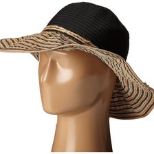 San Diego Hat Company RBM5559 4 Inch Brim Ribbon Sun Hat Black