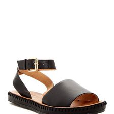 Incaltaminte Femei Corso Como Brinkley Sandal Black Brushed Leather