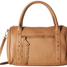 Rampage Mixed Stud Satchel Tan