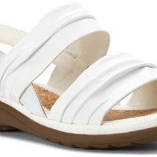 Hush Puppies Minetta Keaton White Leather